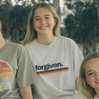 Forgiven Oversized faded t-shirt