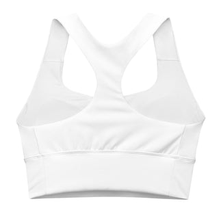 Compression sports bra - White