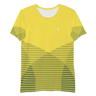 Men's Yellow Athletic T-shirt