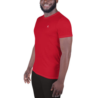 Men's Red Athletic T-shirt