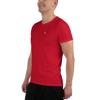 Men's Red Athletic T-shirt