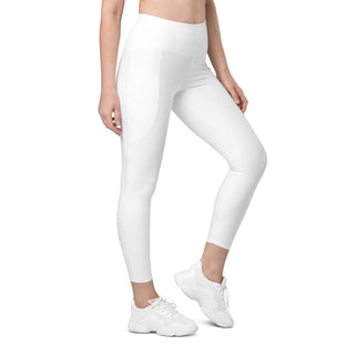 White Leggings with pockets