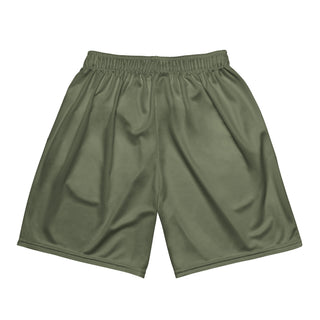 Olive Green Mesh Shorts