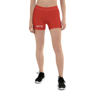 Bold Red Workout Shorts