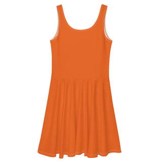 Sunset Orange Travel Dress