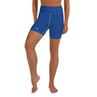 Ocean Blue Yoga Shorts